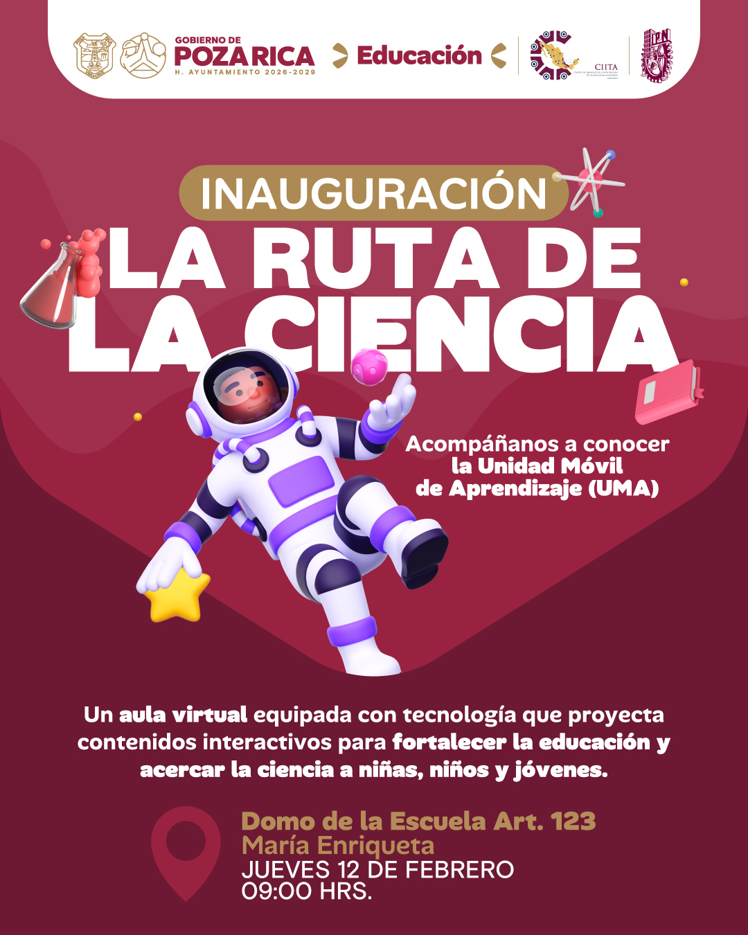 banner de la ruta de la ciencia